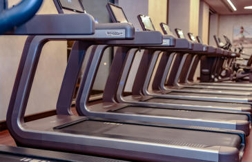 Equipment Orange Fitness Treadmills Column