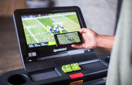 Technology supplier content treadmill screen SAWP app sportsart limited use column