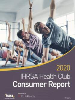 Portada del Informe del Consumidor de la IHRSA 2020