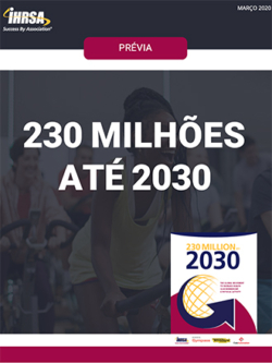 230 millones para 2030 Avance de la portada portuguesa