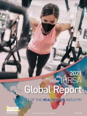 Portada del Informe Global 2021 de IHRSA